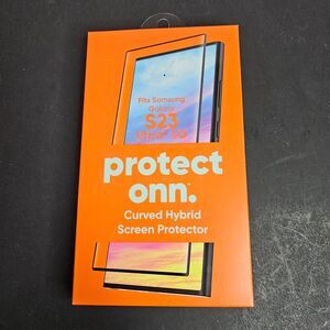 NIB Galaxy S23 Ultra 5G Curved Hybrid Screen Protector Protect Onn Samsung